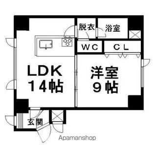 パセオさくら【202号室】の間取り