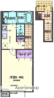 リュウセイⅡA【206号室】の間取り
