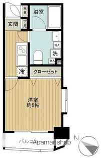 グリフィン横浜・桜木町六番館【2階】の間取り