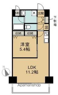 パークサイドレジデンス榴岡【12階】の間取り