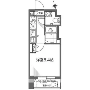 グランアセット早稲田【11階】の間取り