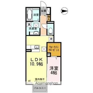 アルフィスタⅣ【1階】の間取り