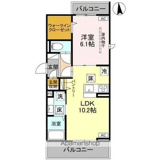 CELESTE戸田公園【1階】の間取り