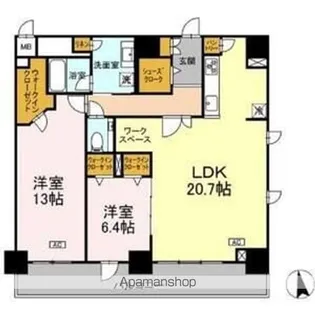 CEDAR NORITAKE【10階】の間取り