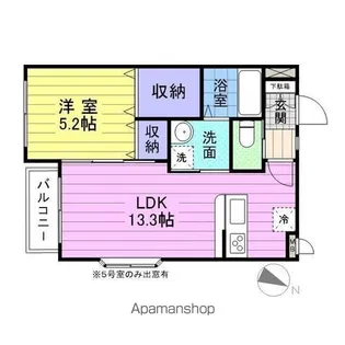 プレジールⅠ【1階】の間取り