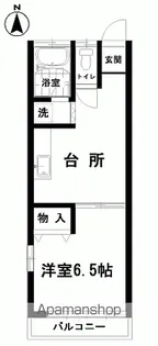 ラフォーレ山王【5号室】の間取り