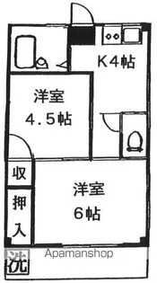 ハイツ欅【2階】の間取り