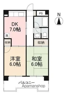 プラザ・アンジェロ【305号室】の間取り