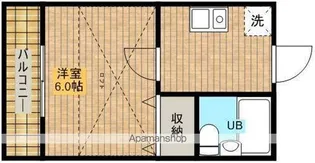 静岡県浜松市中央区曳馬6丁目【アパート】の間取り