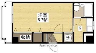 横堀ALLEY【3階】の間取り