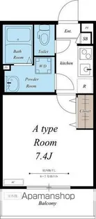 リブリ・長洲【2階】の間取り