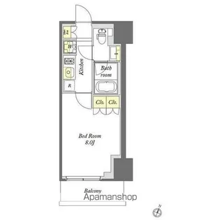 プライムメゾン千葉新町【6階】の間取り