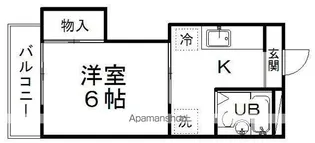 ハイツ欅【3階】の間取り