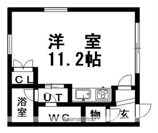 センタービレッジ813【A号室】の間取り