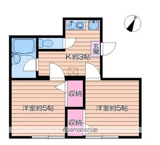 グリーンハイツⅡ【2階】の間取り