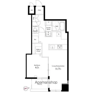 グローバン板橋【2階】の間取り