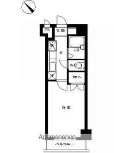 スカイコート田園調布【303号室号室】の間取り