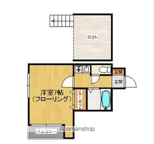 マキシム東公園【2階】の間取り