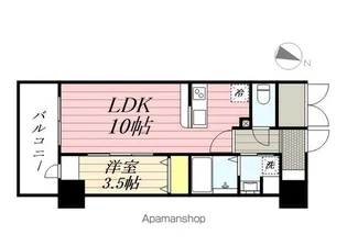 シンセラティ薬院【203号室】の間取り