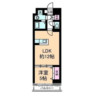 YAYOI COURT【7階】の間取り
