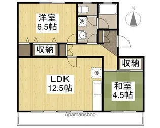 サンライズパレス【3階】の間取り