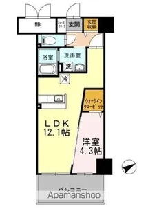 RYUO HILLS【403号室】の間取り