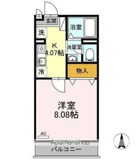 グランシャリオ【2階】の間取り