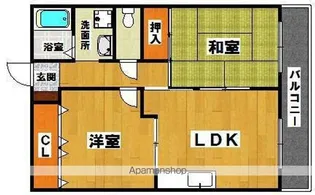 シャルム香ヶ丘【403号室】の間取り