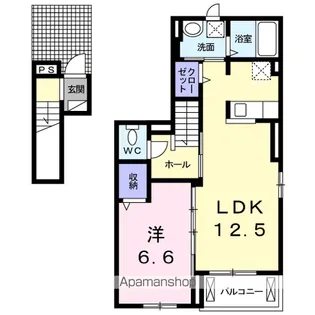 プラシードⅡ【2階】の間取り