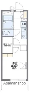 レオパレスクイーンハイツ掛川【301号室】の間取り