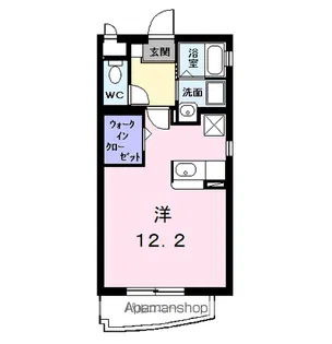 シェーネ幸【401号室】の間取り