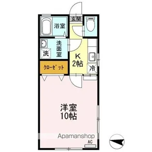 メゾン・ド・クララ【2階】の間取り