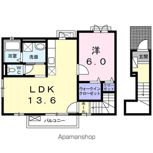 プラシード鎌倉【2階】の間取り