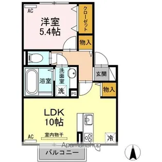 アルムの森【2階】の間取り