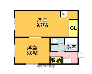 メゾンドホリ【207号室】の間取り