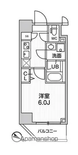 ALTERNA横濱阪東橋【9階】の間取り