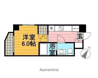 プラウドフラット森下【7階】の間取り