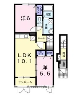 秋桜 2011 A【2階】の間取り