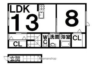 南2ハイツ【203号室】の間取り