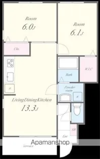 ANGELIC.PATH【1階】の間取り