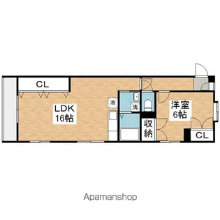愛知県名古屋市昭和区折戸町6丁目【マンション】の間取り