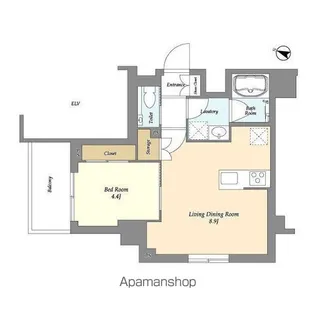 URBANLINK護国寺【6階】の間取り