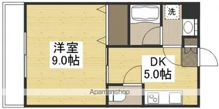 レプトン大福【4階】の間取り