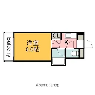 エステート古江新町【503号室】の間取り