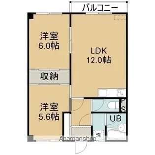 吉川マンション【102号室】の間取り