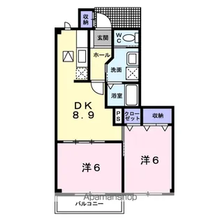 グローイング・アップⅠ【1階】の間取り