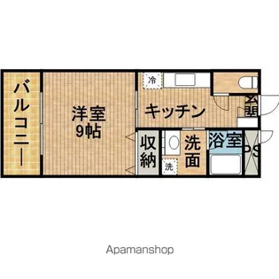 ヴィラ東田町【3階】の間取り