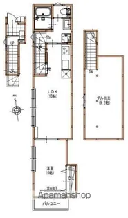 東京都日野市三沢2丁目【アパート】の間取り