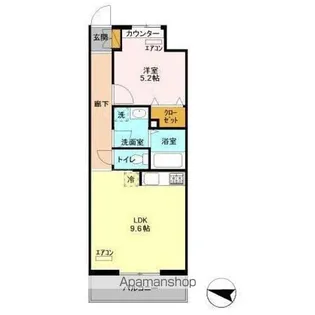 エキスポコンフォート Ⅱ【4階】の間取り