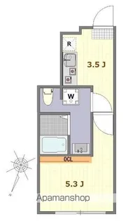 COZY氷川台【1階】の間取り